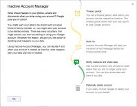 Завещание от Google - Inactive Account Manager